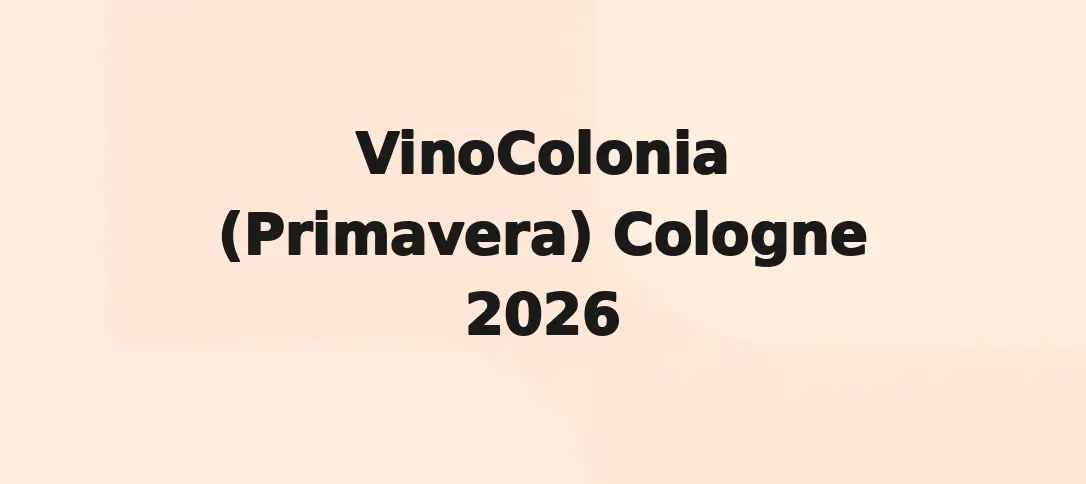 VinoColonia (Primavera) Cologne 2026