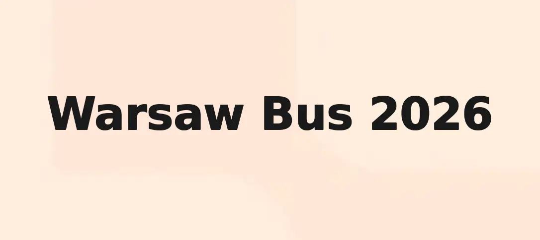 Warsaw Bus 2026