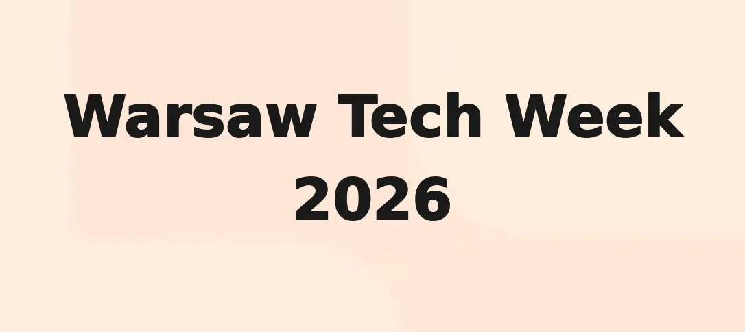 Warsaw Tech Week 2026