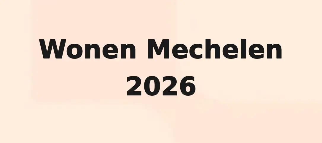 Wonen Mechelen 2026