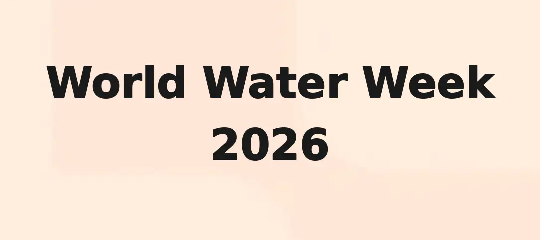 World Water Week 2026